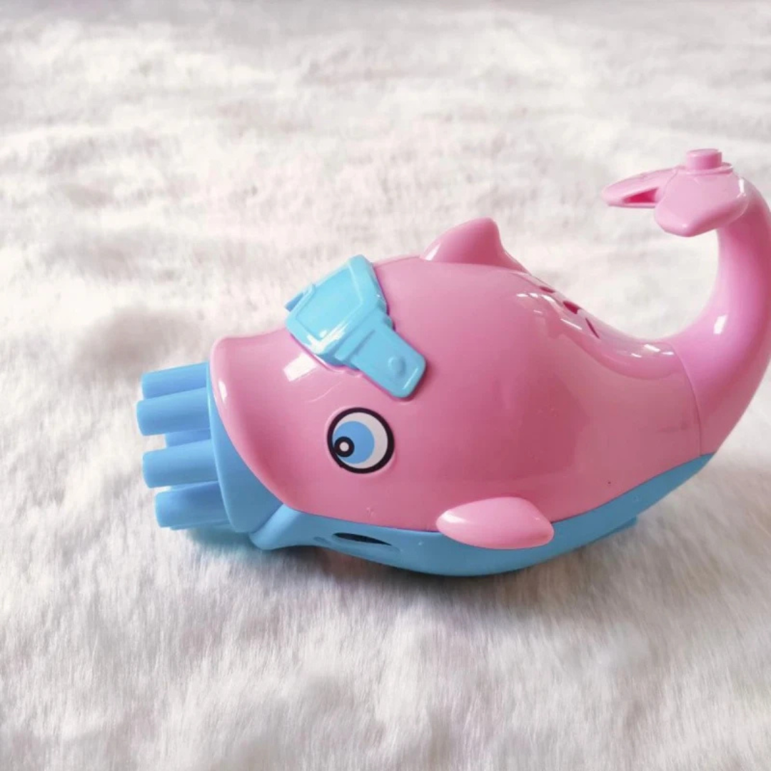 2 Pcs Cute Dolphin Bubble Gun